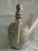 ancienne bouteille en gré bouchon gré tete