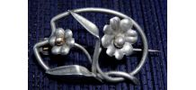 Jolie broche 1900 en argent