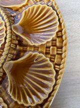 Plat coquillage en faïence Longchamp