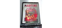 Ancien miroir publicitaire Martini 