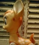 Jouet vintage Bambi ancien 1962 Walt Disney Production