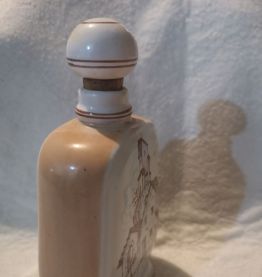 FLACON Ancien Céramique ALB. HANS HANDBEMALT