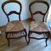 Lot 2 chaises anciennes style Louis Philippe