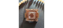 Beaux bijoux Vintage Collier perles &amp;amp; broche Art Déco