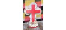 Lampe en coquillages ( le Christ) 