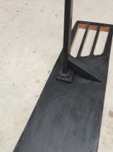 table basse scadinave en forme libre en pin massif collé  no