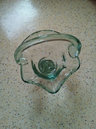 Coupe corbeille vide-poches en verre
