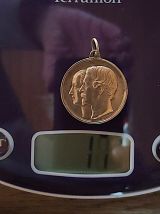 Médaille -1853 - mariage Napoléon III &amp; Eugénie
