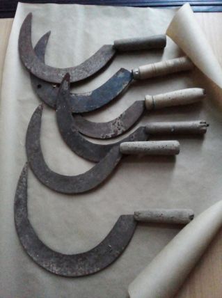 Lot de 6 serpes en bon état