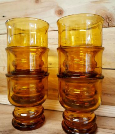 Ensemble 6 verres de collection Pernod