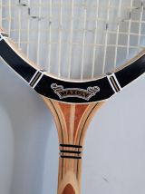 Raquette de tennis Dunlop en bois avec sa housse