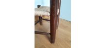 Chaise paillée enfant