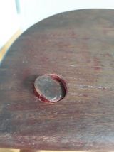 Tabouret de vacher tripode dans l'esprit wabi sabi