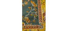 Tapis rectangulaire en laine à motifs