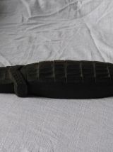 Ancien crocodile bois sculpté / Déco vintage