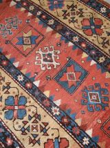 Tapis ancien Caucasien Kazak fait main, 1B760