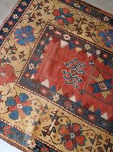 Tapis ancien Caucasien Kazak fait main, 1B760