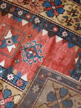Tapis ancien Caucasien Kazak fait main, 1B760