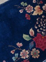 Tapis ancien Chinois Art Deco fait main, 1B763