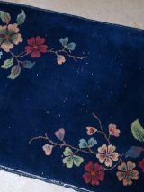 Tapis ancien Chinois Art Deco fait main, 1B763