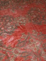 Tapis ancien Turc Oushak fait main, 1B764