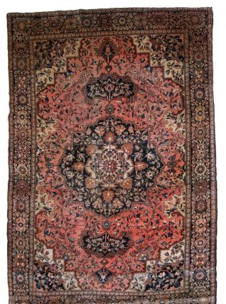 Tapis ancien Persan Sarouk Farahan fait main, 1B779