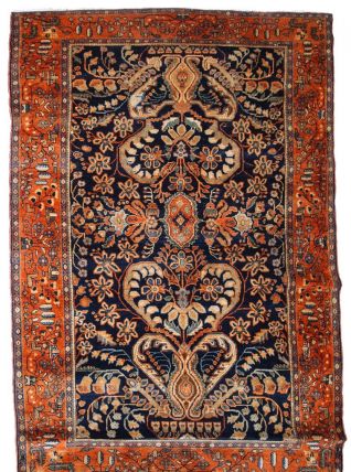 Tapis ancien Persan Sarouk fait main, 1B782