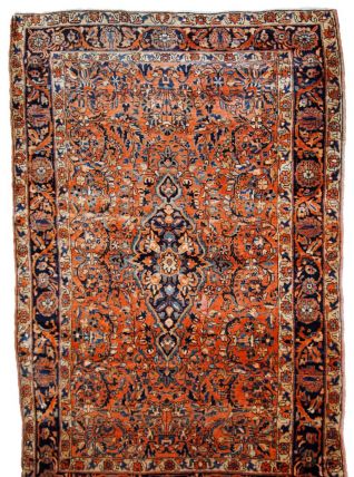 Tapis ancien Persan Sarouk fait main, 1B783