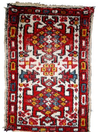 Tapis vintage Persan Hamadan fait main, 1C752