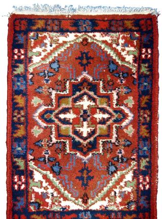 Tapis vintage Persan Hamadan fait main, 1C753