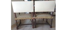 fauteuils de chateau anciens