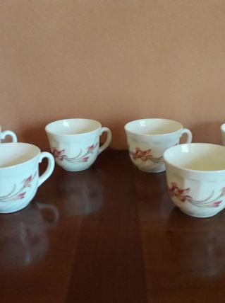 6 Tasses en Arcopal