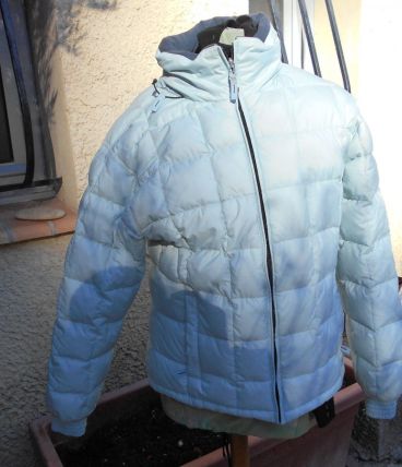 DOUDOUNE QUECHUA T 40 NEUF VINTAGE BLEU MONTAGNE 
