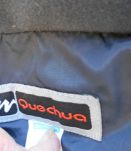 DOUDOUNE QUECHUA T 40 NEUF VINTAGE BLEU MONTAGNE 