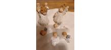 Figurines anges en résine 
