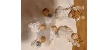 Figurines anges en résine 