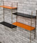 Etagere string style tomado 1960 metal 4 tablett