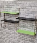 Etagere string style tomado 1960 metal  4 tablettes 3 montan