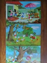 Boite de cubes anciens au sable (Walt Disney)
