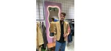 BURBERRY'S VINTAGE - VESTE BEIGE LAINE &amp;amp; POIL DE CHAMEAU