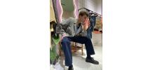PIERRE CARDIN - VESTE GRIS TYPE BOMBERS