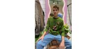 JC DE CASTELBAJAC - PULL CARTOON EN LAINE MERINOS