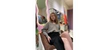 YVES SAINT LAURENT - PULL VINTAGE EN MAILLE &amp;amp; LAINE