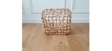 Panier rigide,en jacinthe d'eau