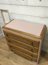 Commode rose années 30/40
