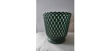 Cache pot SYLA plastique vert sapin