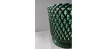 Cache pot SYLA plastique vert sapin