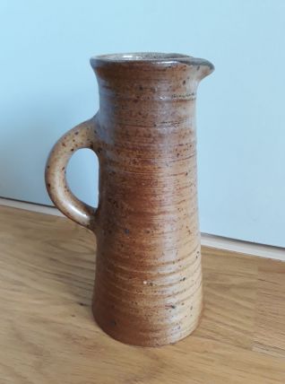  Vase en grès signé Fontgombault