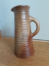  Vase en grès signé Fontgombault