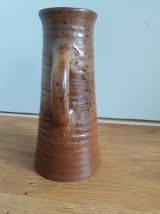  Vase en grès signé Fontgombault